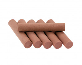 Foam Cylinders, Cinnamon, 8 mm
